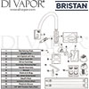 Bristan Raspberry Easyfit Sink Mixer Lever Tap Spares